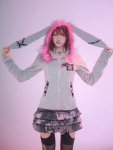 Load image into Gallery viewer, EvilTooth Punk Rabbit Hoodie
