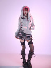 Load image into Gallery viewer, EvilTooth Punk Rabbit Hoodie