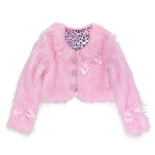 Load image into Gallery viewer, Pink Butterfly Sweetheart Plush Jacket
