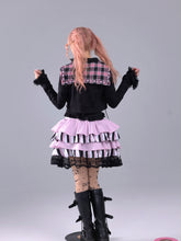 Load image into Gallery viewer, EVIL TOOTH striped symphony note element old-fashioned puffy skirt

