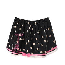 Load image into Gallery viewer, Shiny Paris Rhinestone Eiffel Tower Print Polka Dot Retro Cute A-Line Skirt
