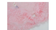 Load image into Gallery viewer, EVIL TOOTH Summer Rose Dinner Princess Style Bow 3D Chiffon Rose Flower Plate Chiffon Faux Fur Gloves Set
