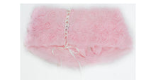 Load image into Gallery viewer, EVIL TOOTH Summer Rose Dinner Princess Style Bow 3D Chiffon Rose Flower Plate Chiffon Faux Fur Gloves Set
