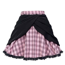 Load image into Gallery viewer, Toothache Research Center Call Sweetheart Master Underground Idol Song Dress Plaid Bow Girl Fluffy Skirt
